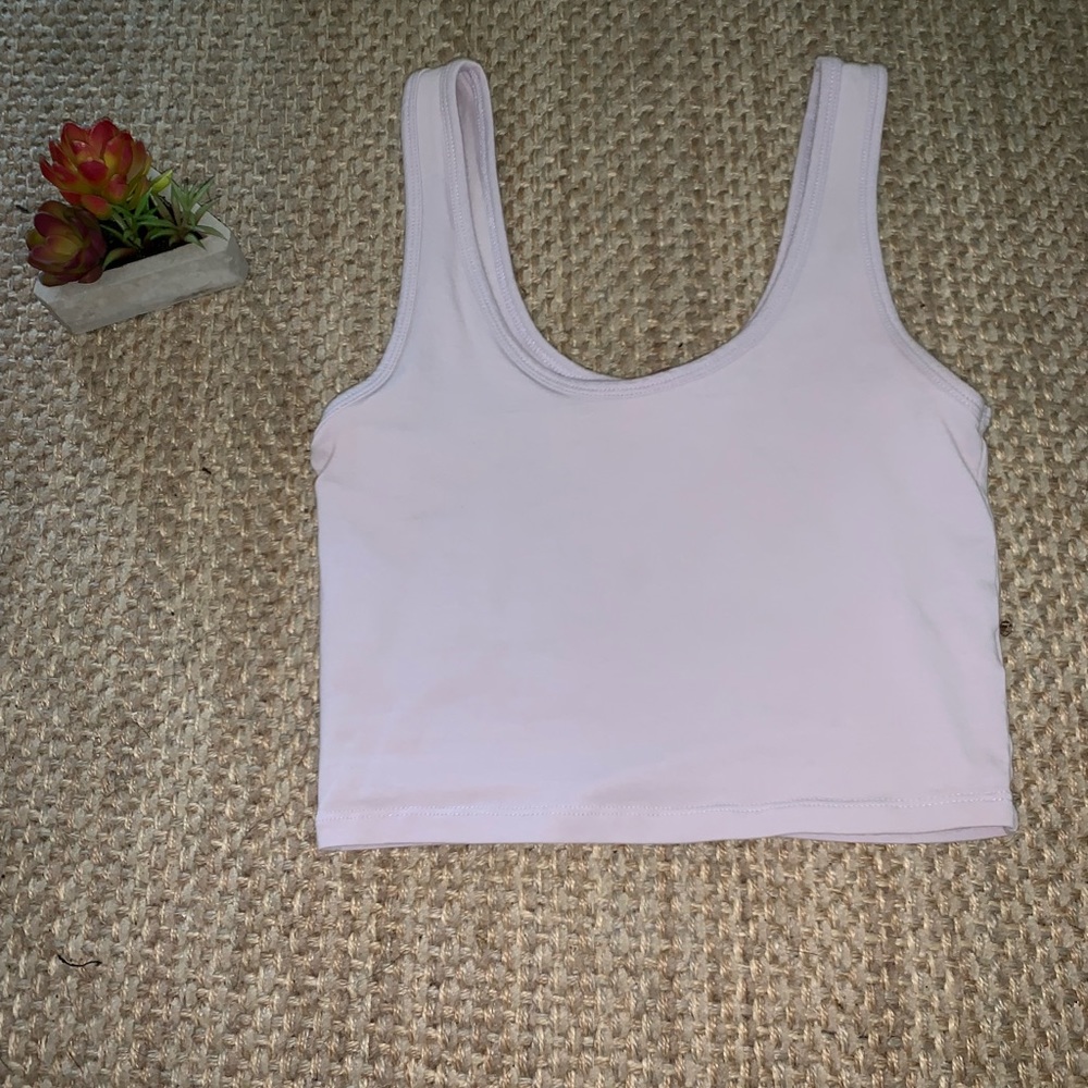 Light purple crop top